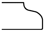 Ogee countertop edge profile