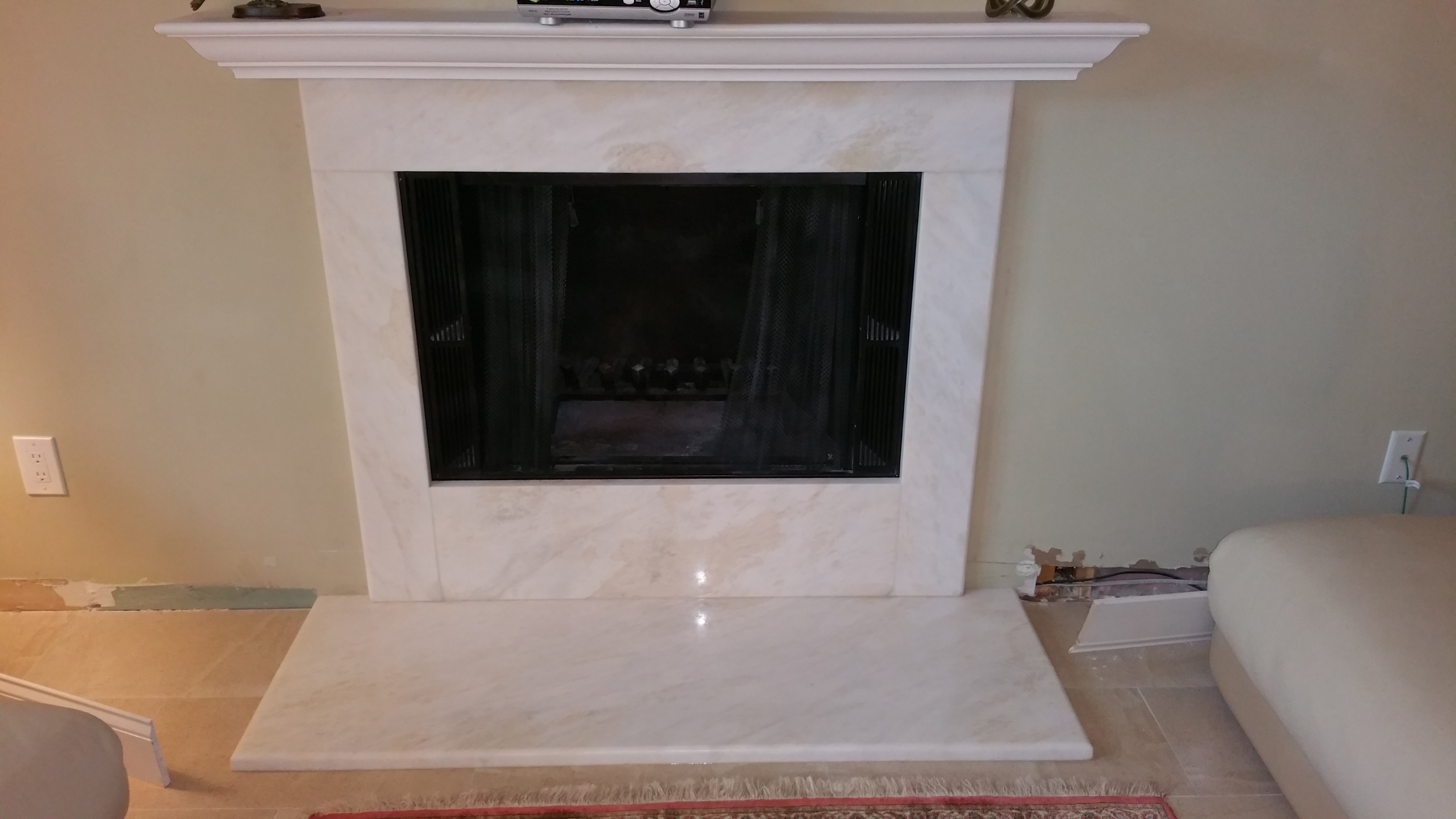Fireplaces projects by Hands On Granite