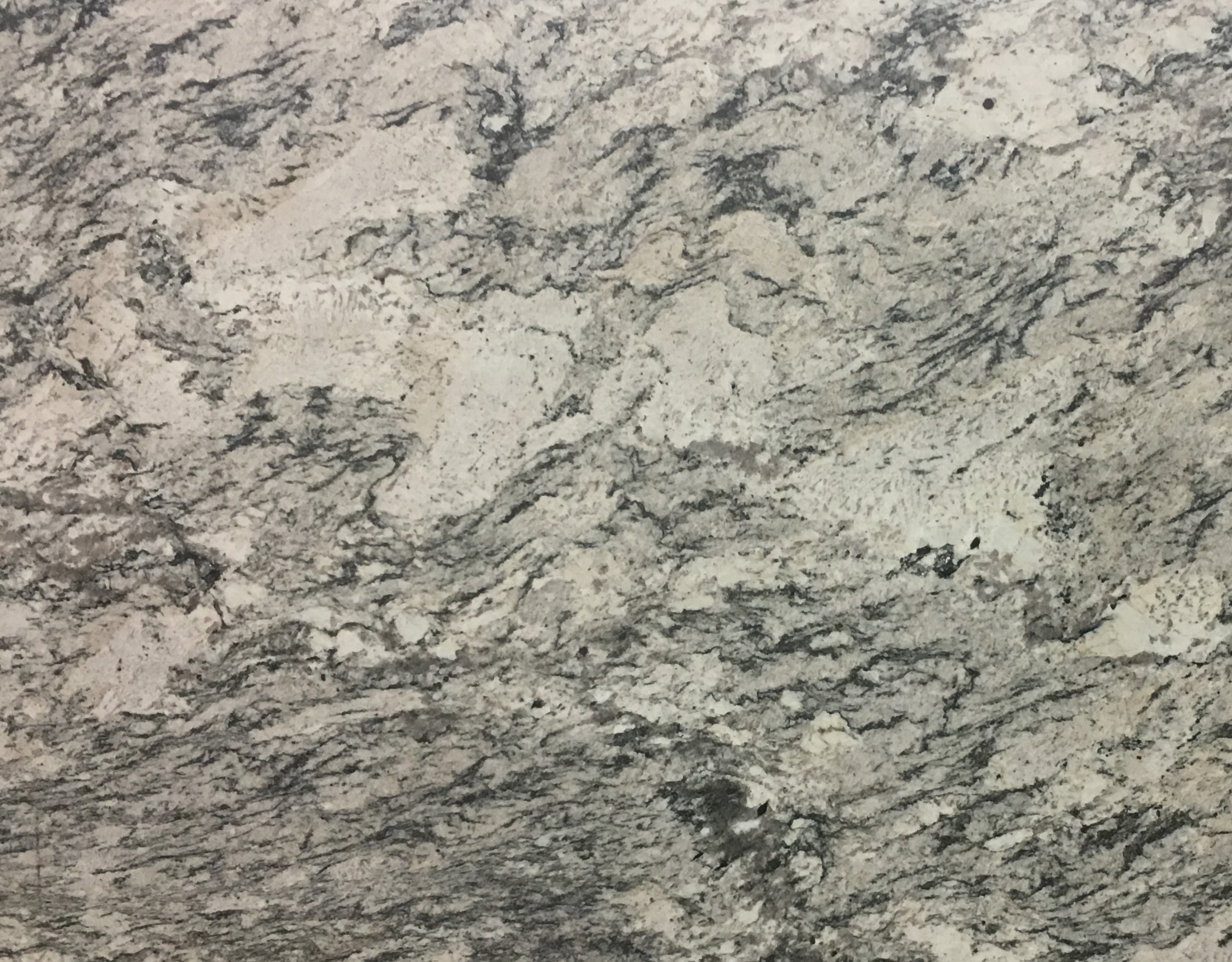 White Krystal countertop material sample